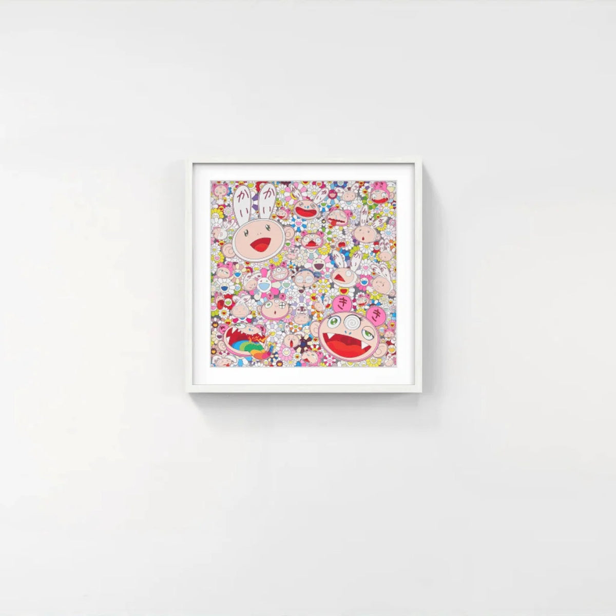 Detail of Takashi Murakami, Fortune Favors the Merry Home! Kaikai and Kiki, 2018