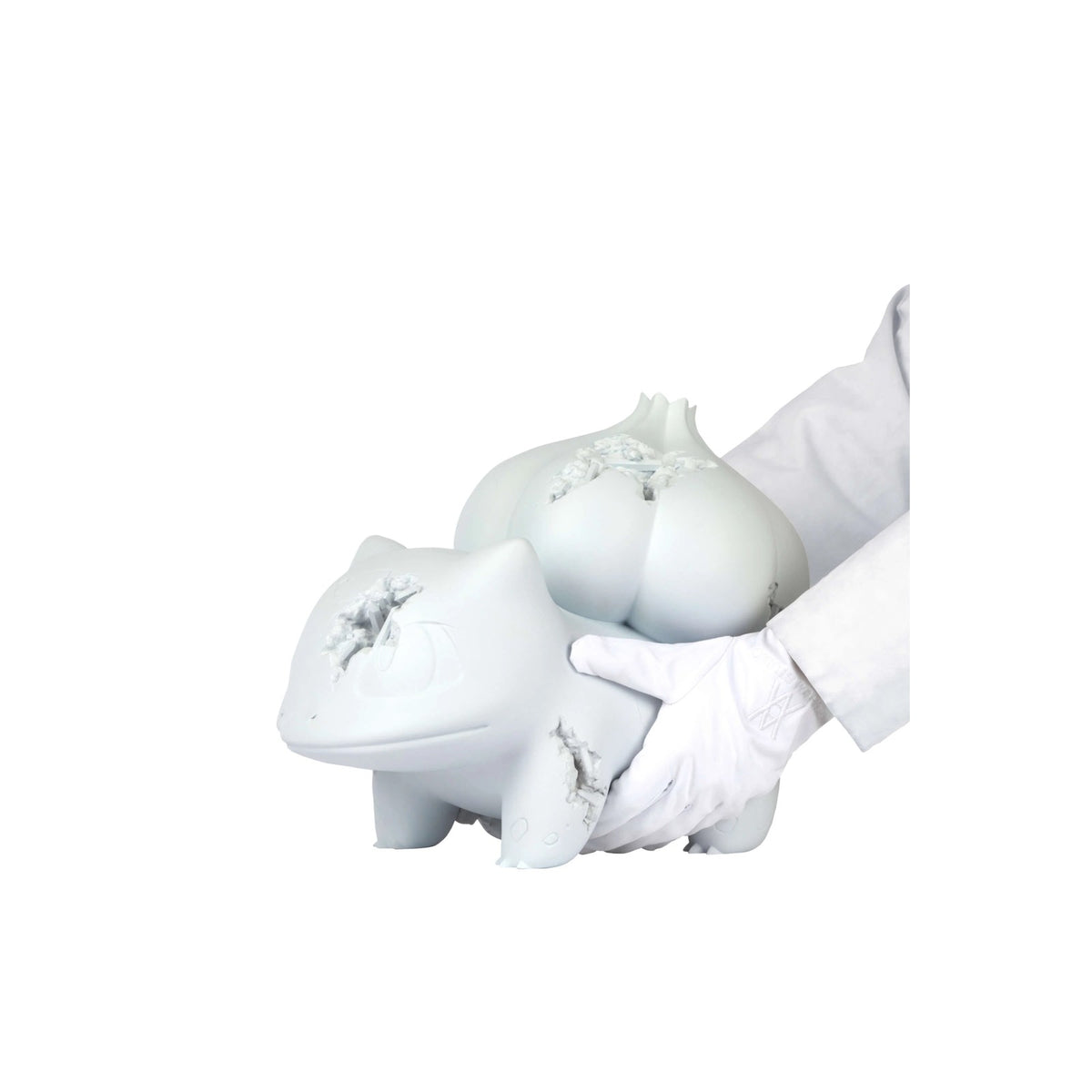 Detail of Daniel Arsham, Crystalized Bulbasaur