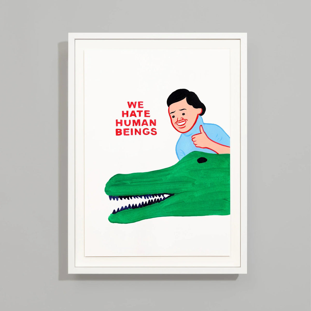 Detail of David Shrigley, Vote (Set of 8 Prints)