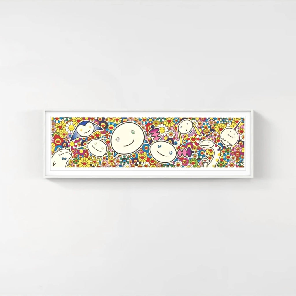 Detail of Takashi Murakami, Flower: The Creatures from Planet 66, 2004