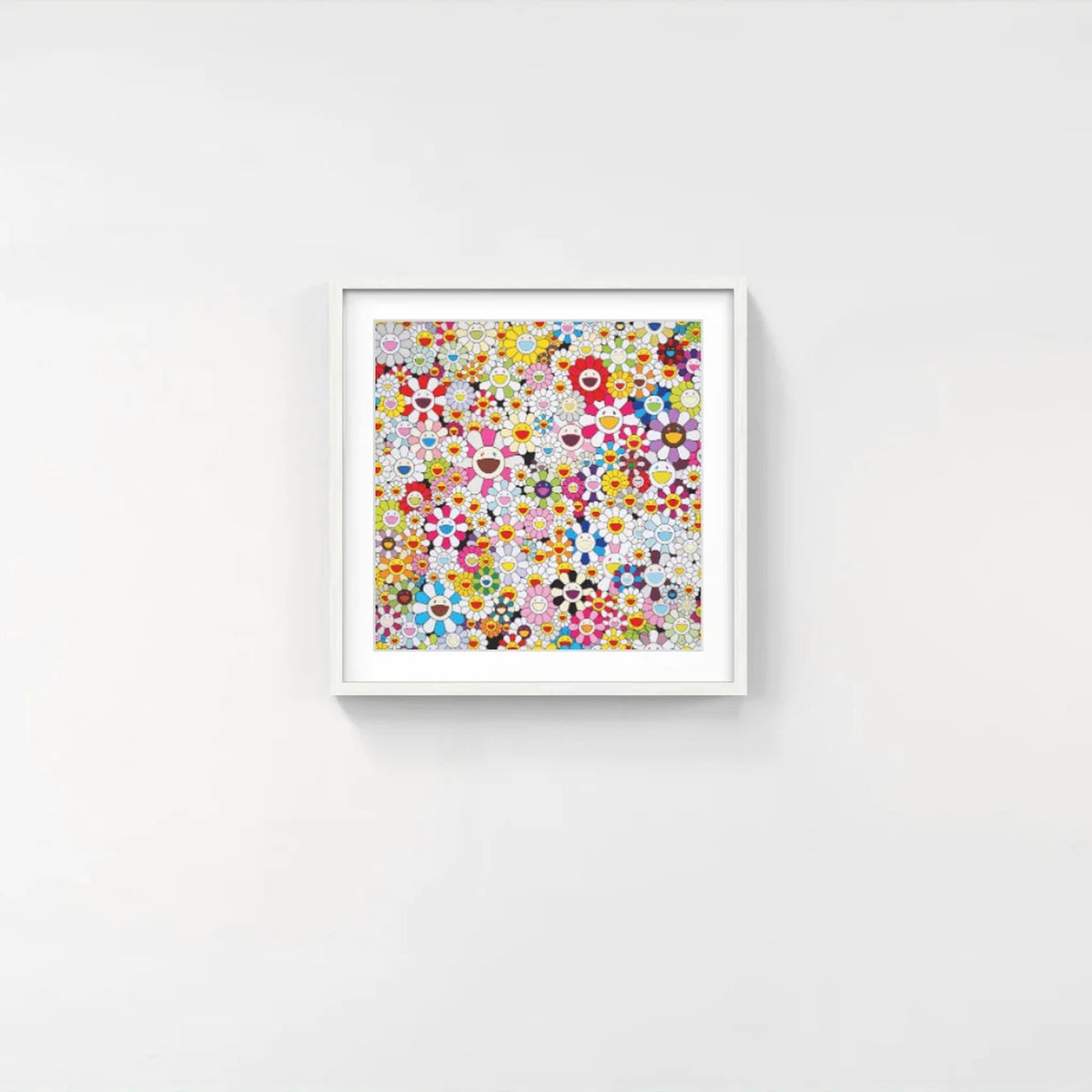 Detail of Takashi Murakami, Flowers Blooming in this World and the Land of Nirvana 4, 2013