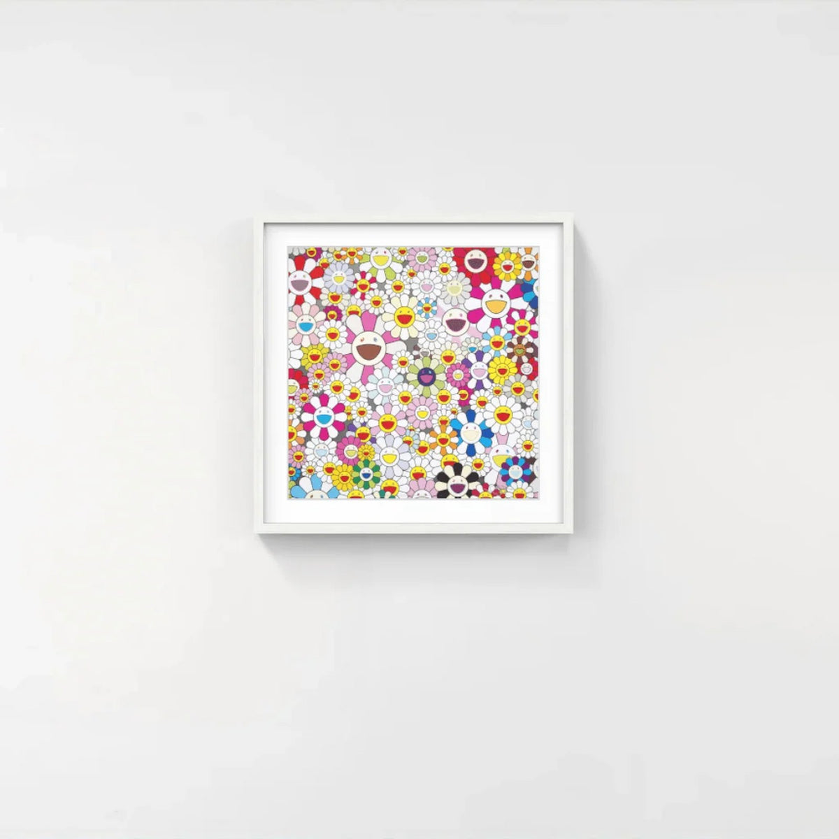 Detail of Takashi Murakami, Flowers Blooming in this World and the Land of Nirvana 3, 2013