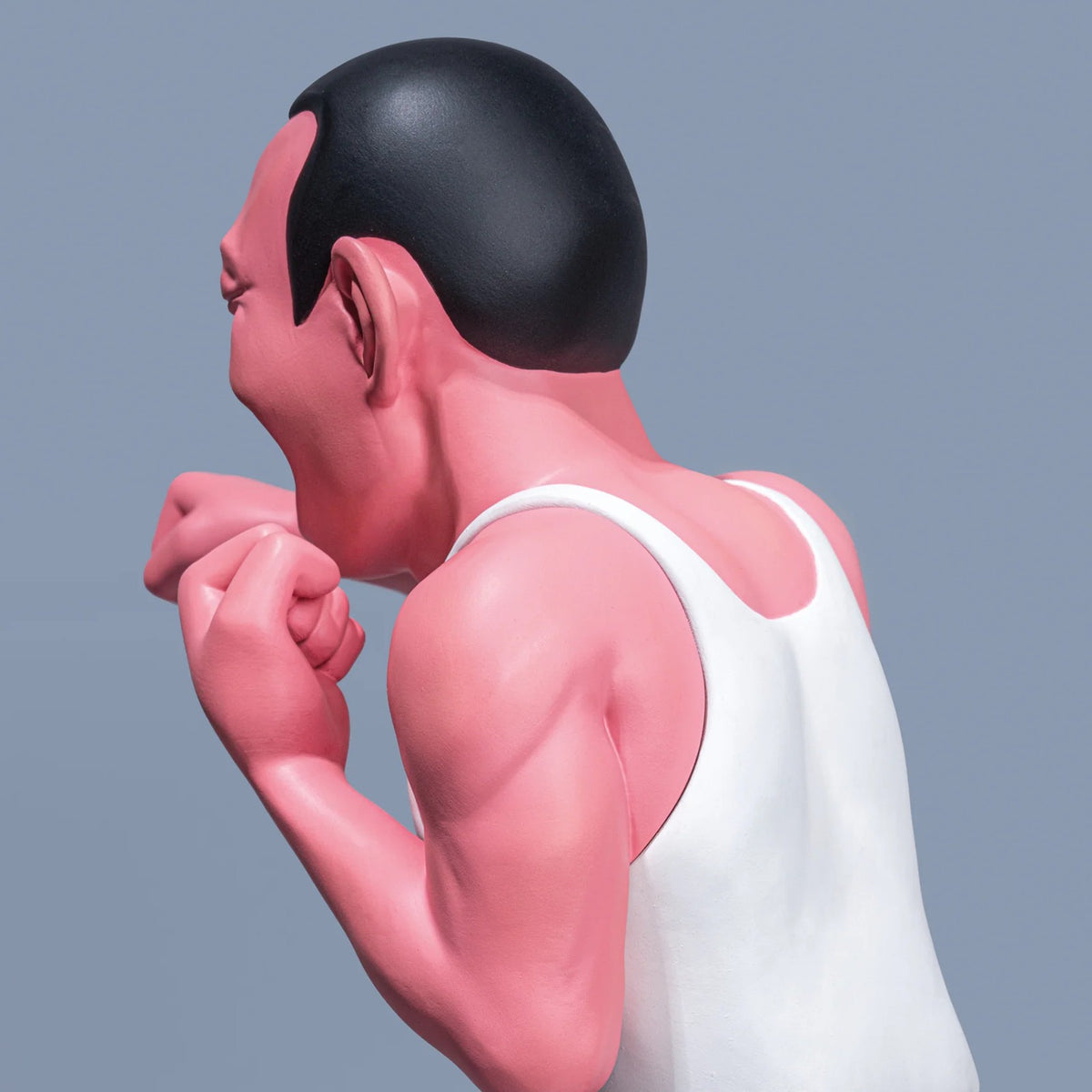 Detail of Yue Minjun, Kung Fu (一拳)