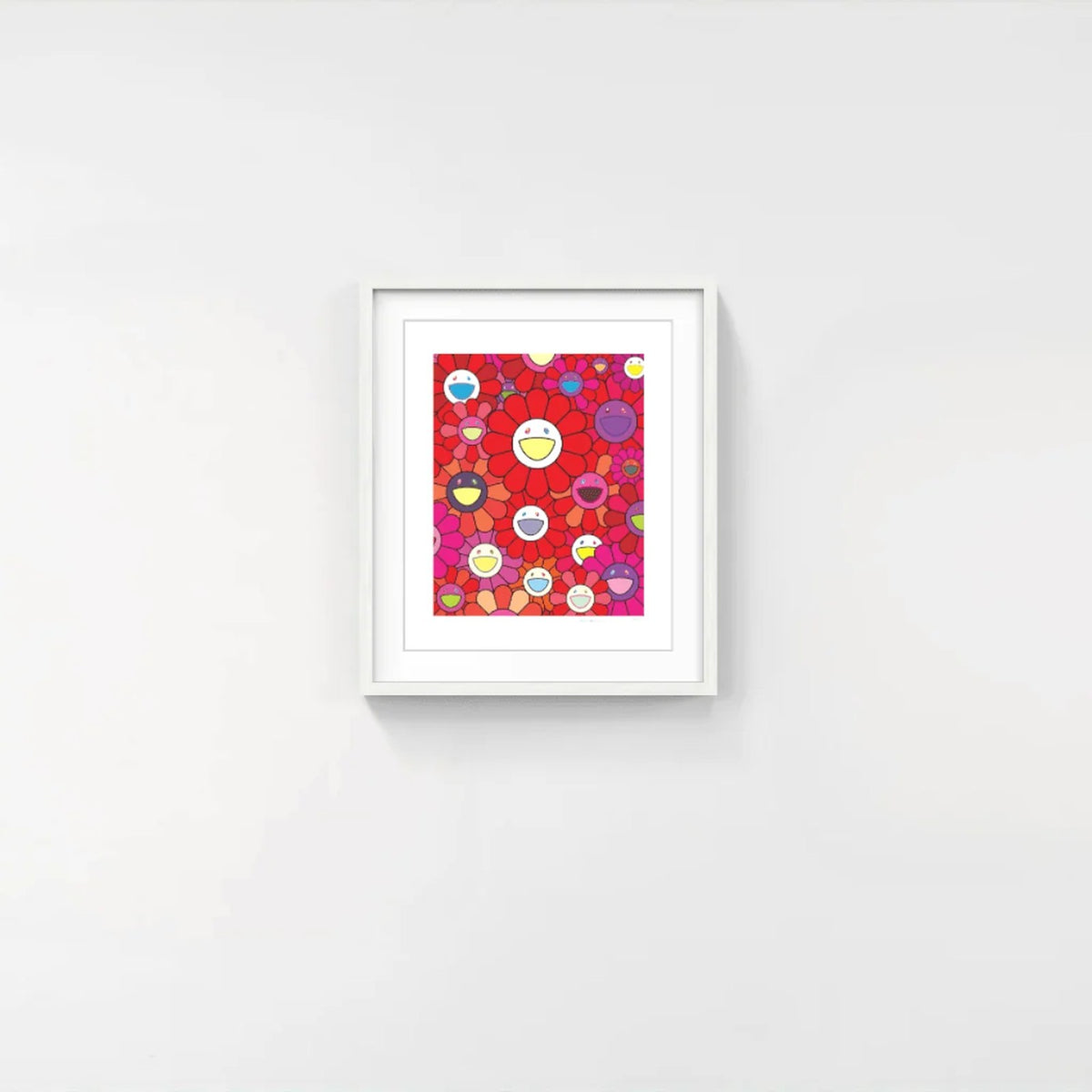 Detail of Takashi Murakami, Flowers and Prosperity Bloody Red, 2025