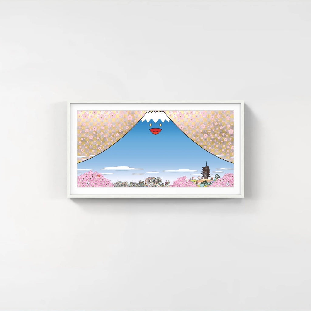 Detail of Takashi Murakami, Mount Fuji as seen from Sagamiura, 2026