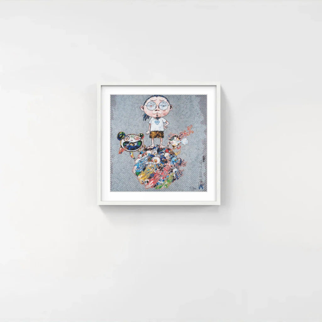 Detail of Takashi Murakami, Mr. DOB Comes to Play His Flute, 2013