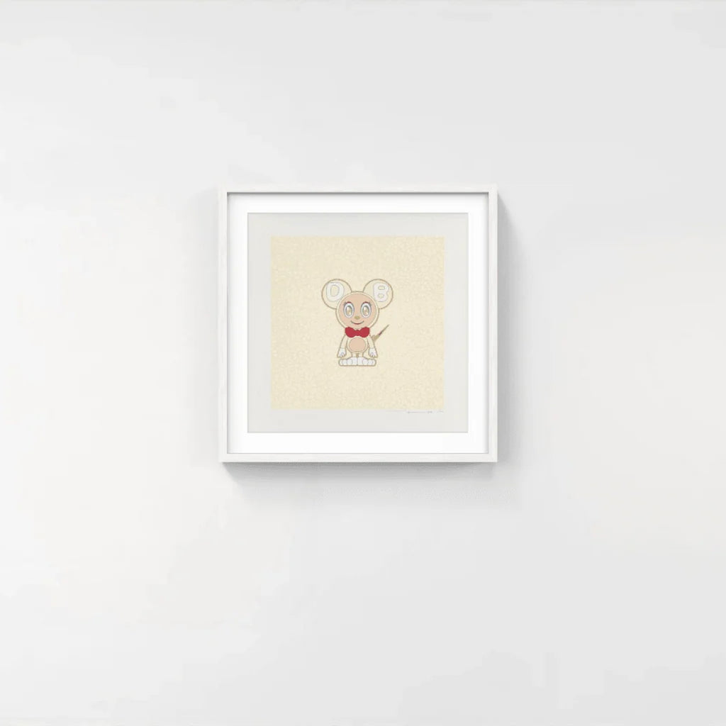 Detail of Takashi Murakami, DOB 2020 Pearl Gold White, 2020