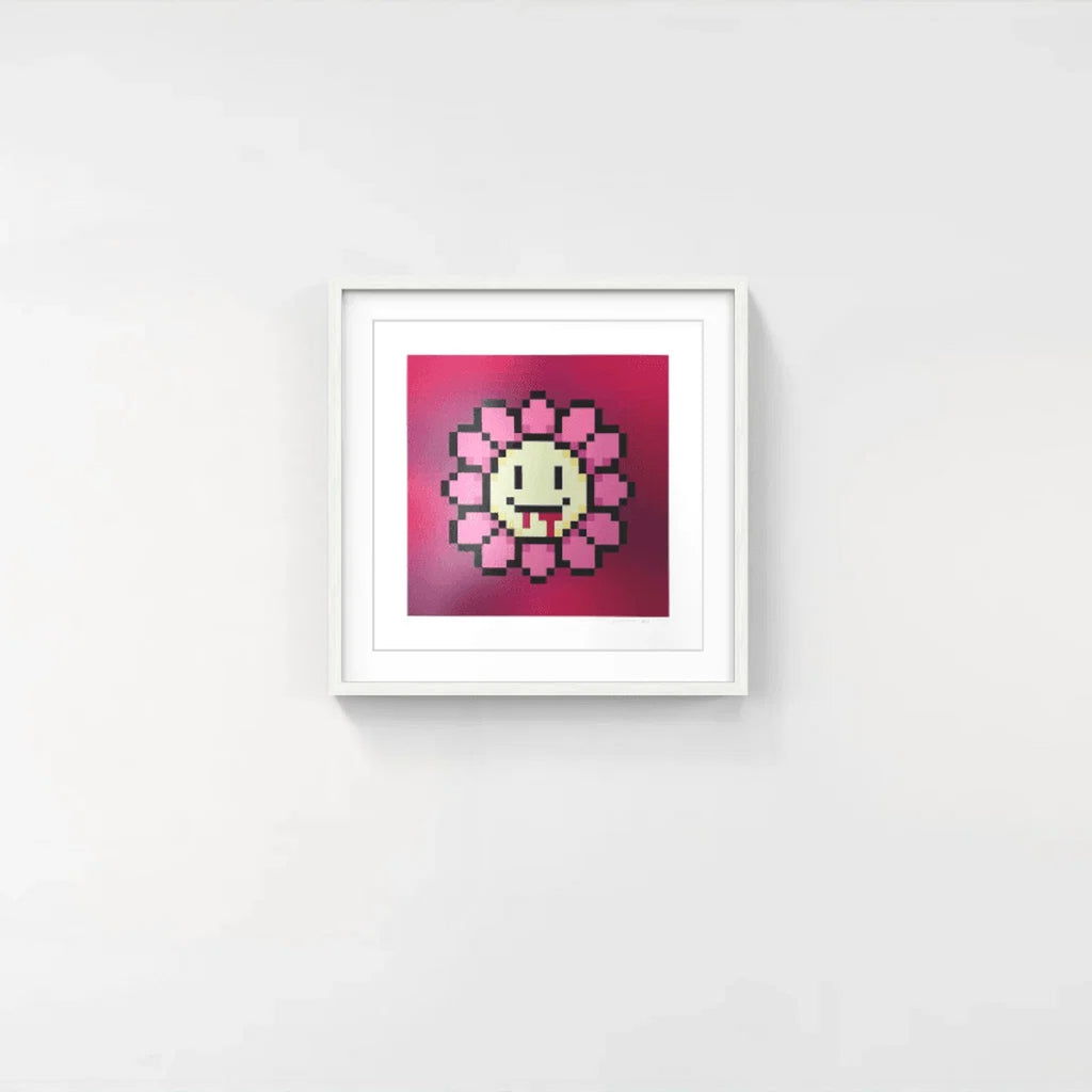 Detail of Takashi Murakami, Murakami.Flower #7032 Spitting blood, 2023