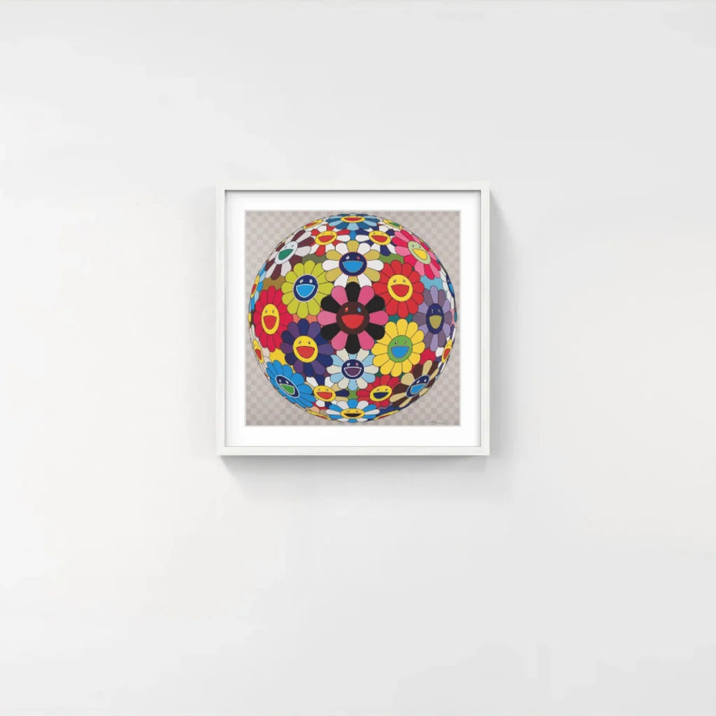 Detail of Takashi Murakami, Flower Ball (Kindergarten Days), 2007
