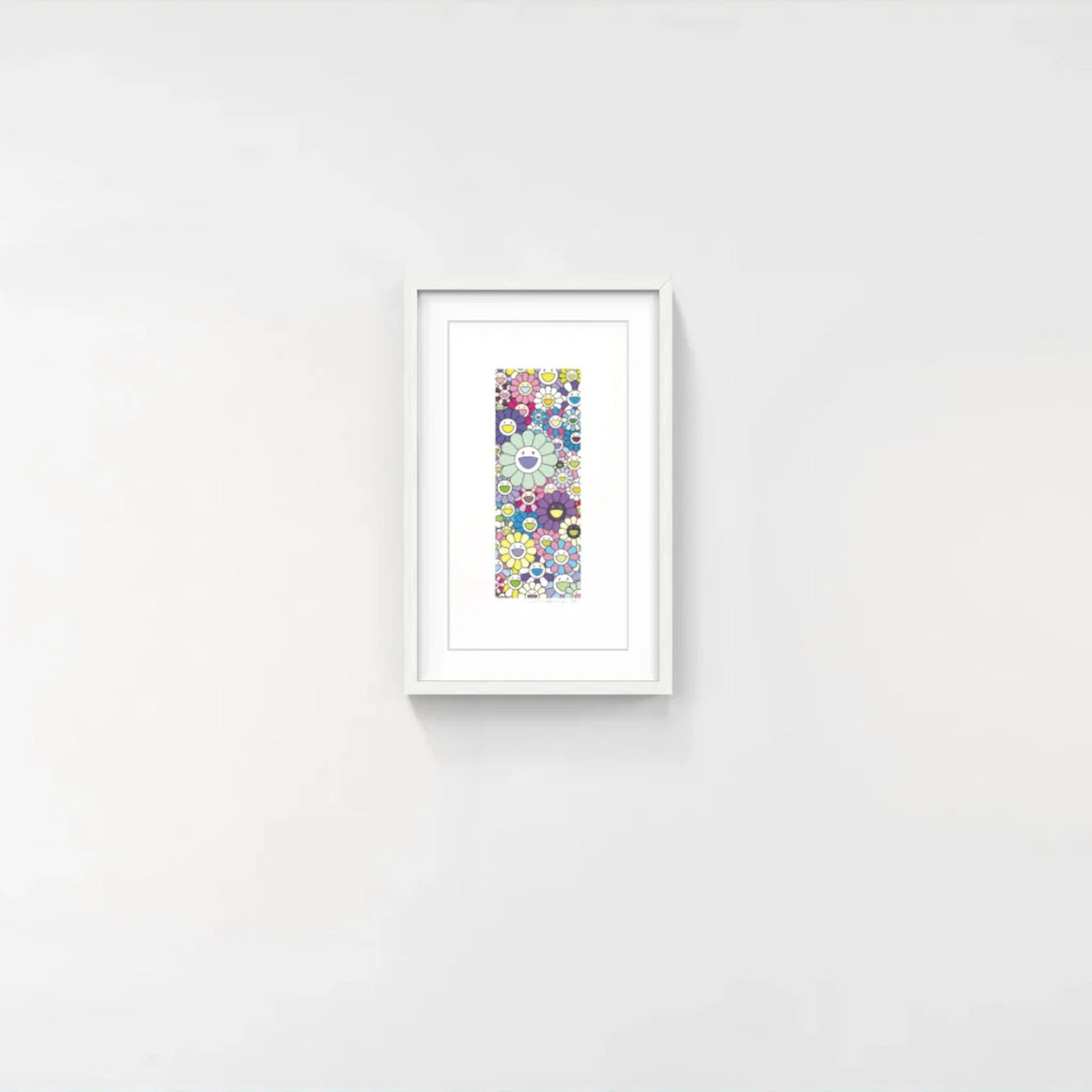 Detail of Takashi Murakami, Flower Tanzaku: Enjoying the Cool in Summer on a Riverside Platform, 2025