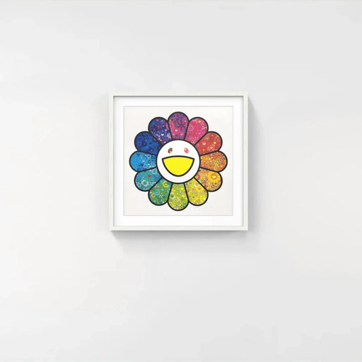 Detail of Takashi Murakami, A Flower Forest, 2021