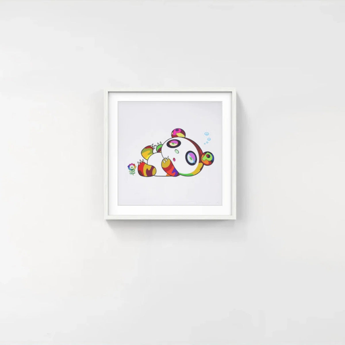 Detail of Takashi Murakami, Panda Cub, Sleepy Time, 2020