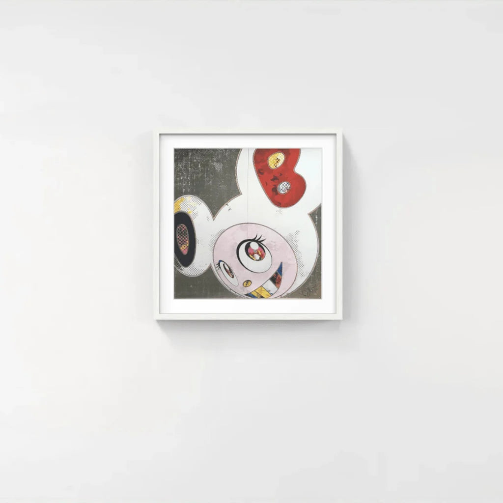 Detail of Takashi Murakami, DOB in Pure White Robe (Navy & Vermilion), 2013