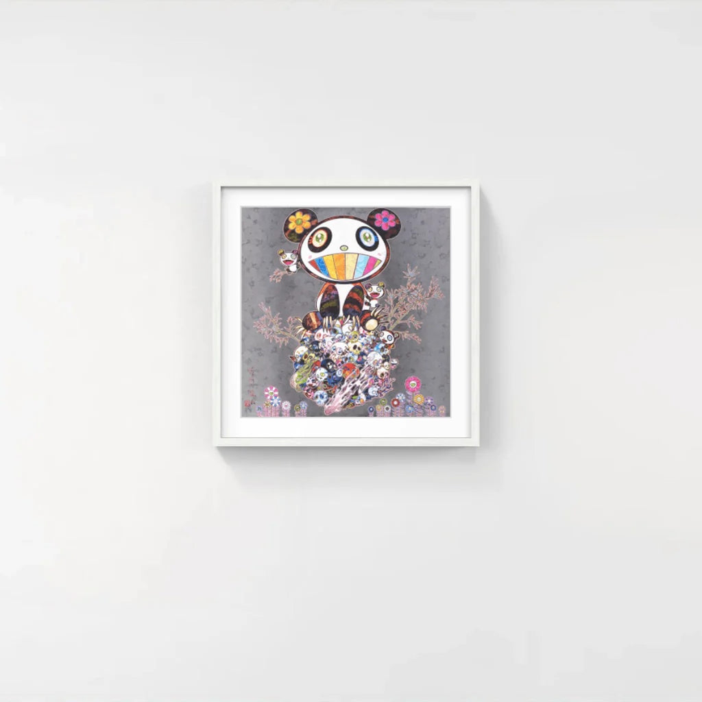 Detail of Takashi Murakami, Panda & Panda Cubs, 2015