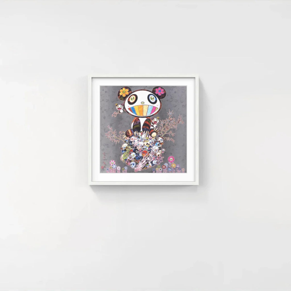 Detail of Takashi Murakami, Panda & Panda Cubs, 2015