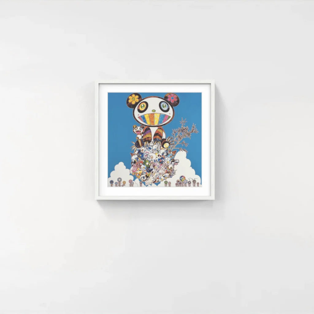 Detail of Takashi Murakami, The Pandas Say They're Happy, 2015