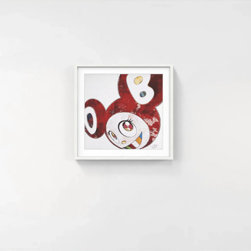 Detail of Takashi Murakami, And Then x 6 (Vermilion: The Superflat Method), 2013