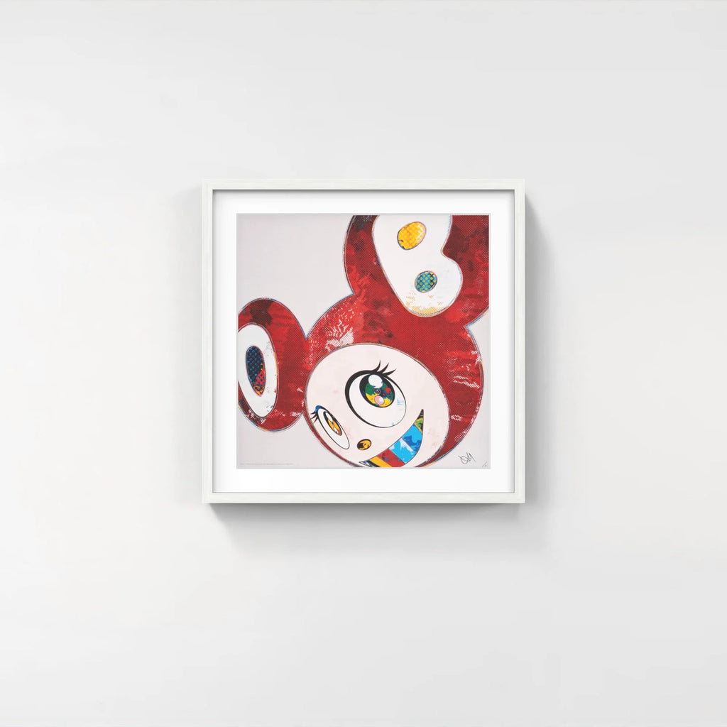 Detail of Takashi Murakami, And Then x 6 (Red Dots: The Superflat Method), 2015