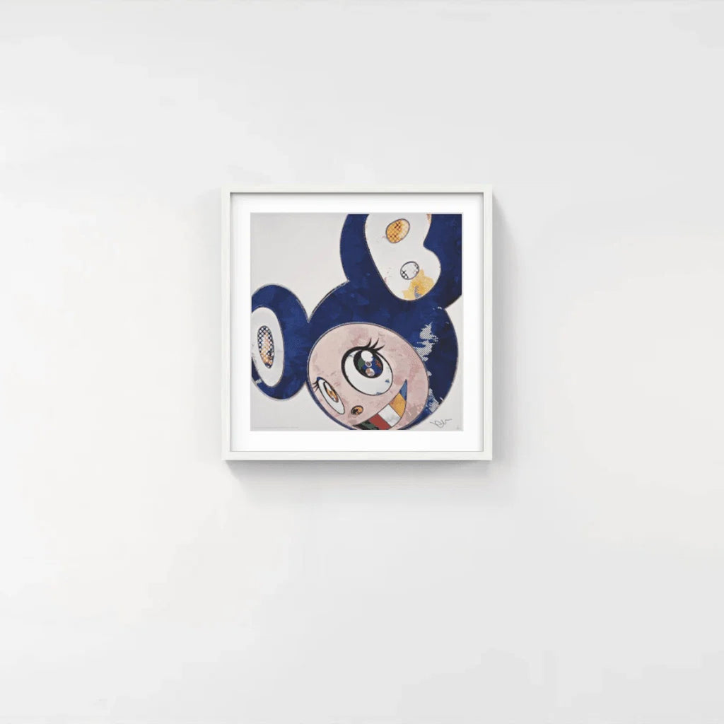 Detail of Takashi Murakami, And Then x 727 (Ultramarine: GUNJO), 2013