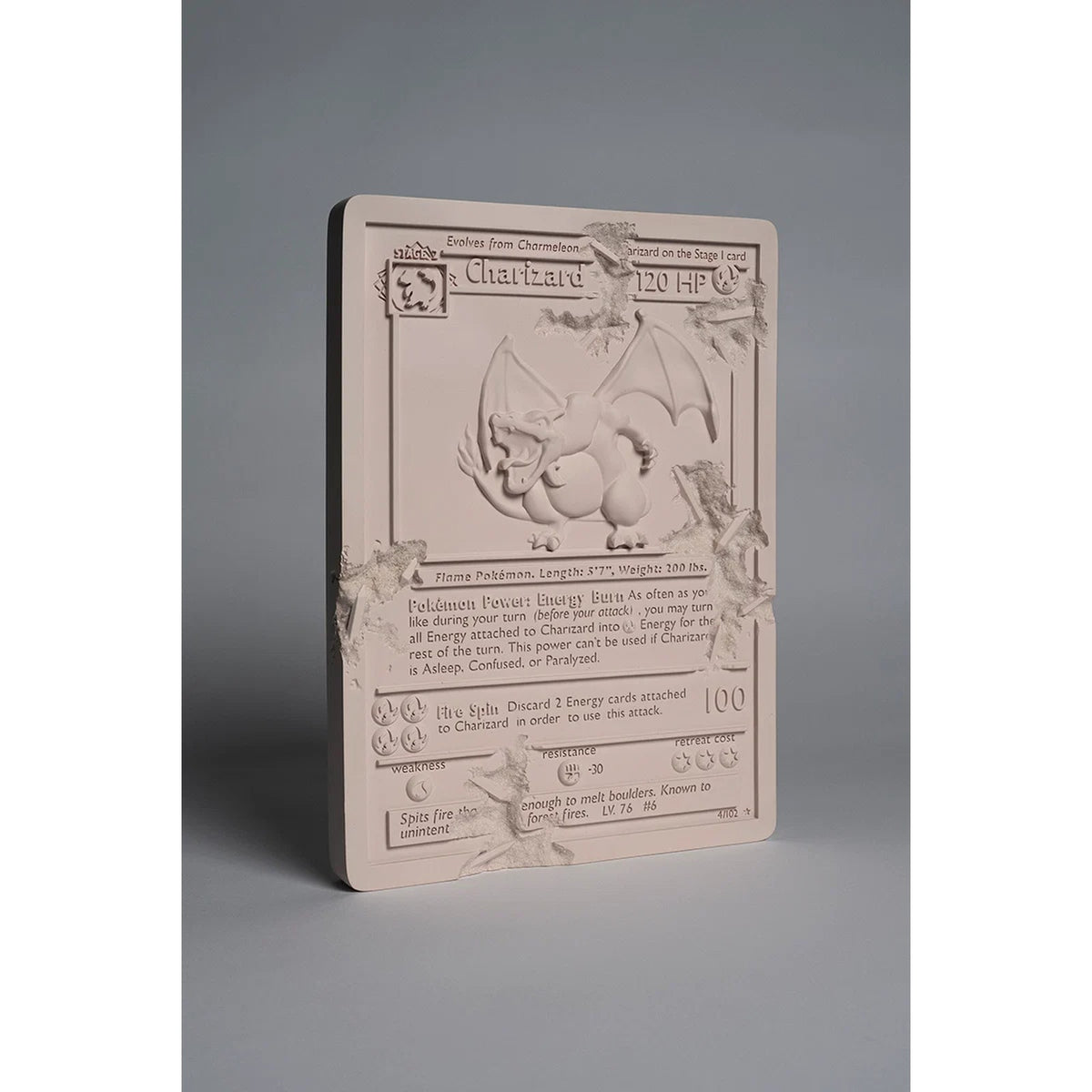 Detail of Daniel Arsham, Pink Crystalized Charizard Card