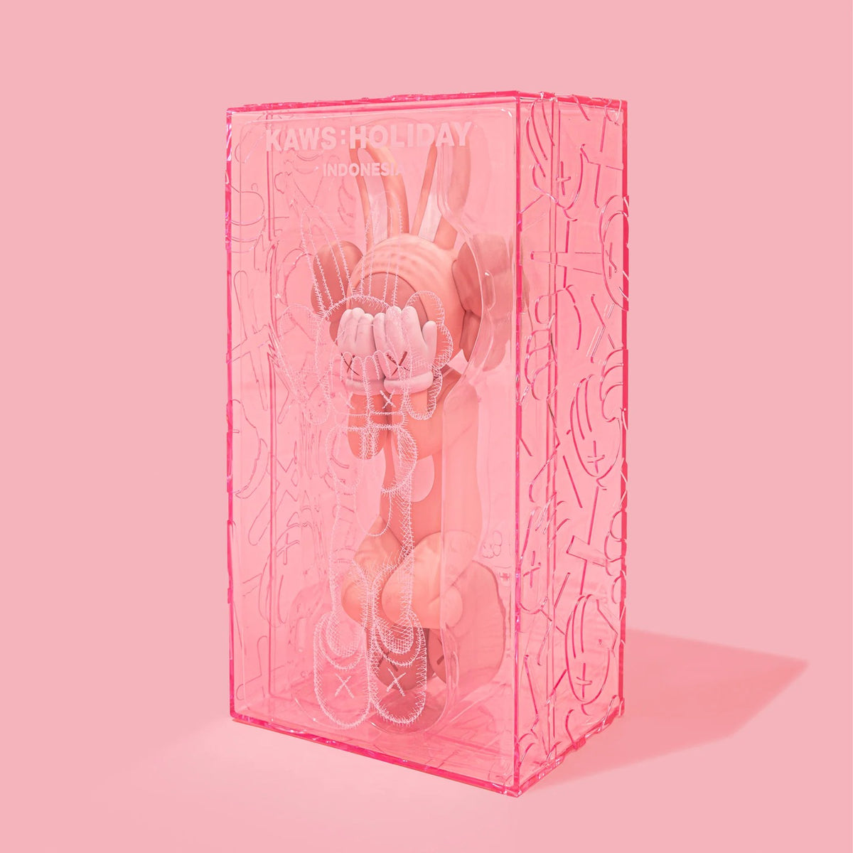Detail of KAWS, KAWS:HOLIDAY INDONESIA - Figure (Pink)