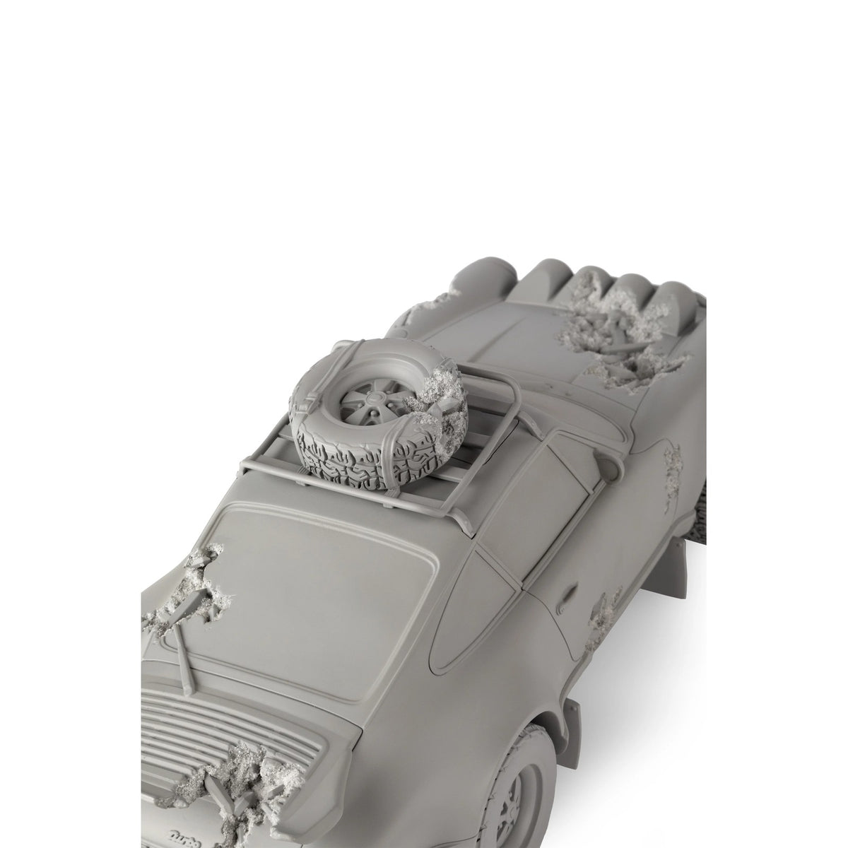 Detail of Daniel Arsham, Eroded Safari