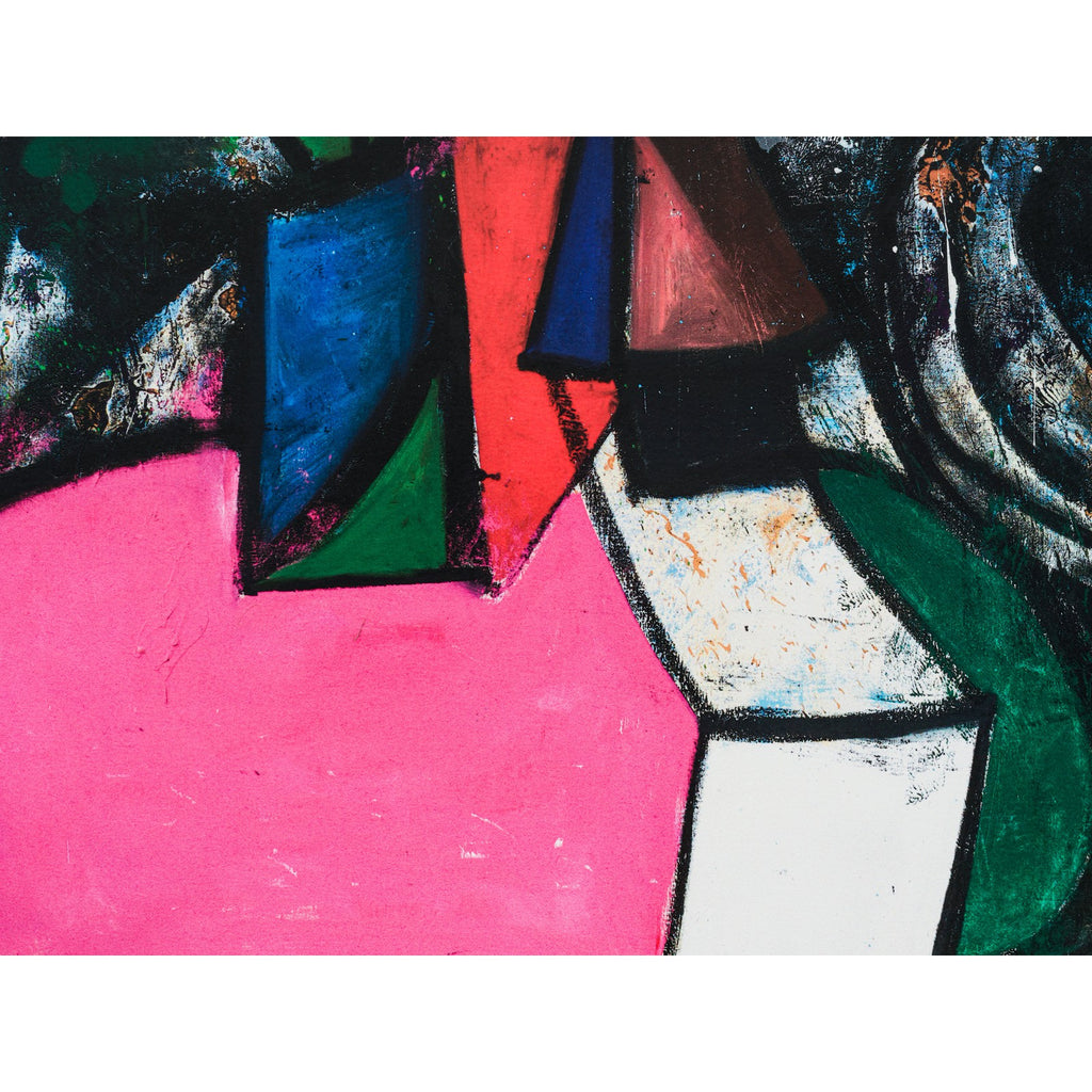 Detail of George Condo, Prismatic Head Composition