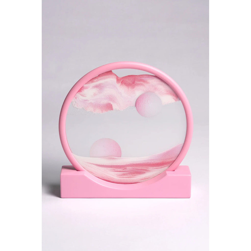 Detail of Daniel Arsham, Pink Sand Circle