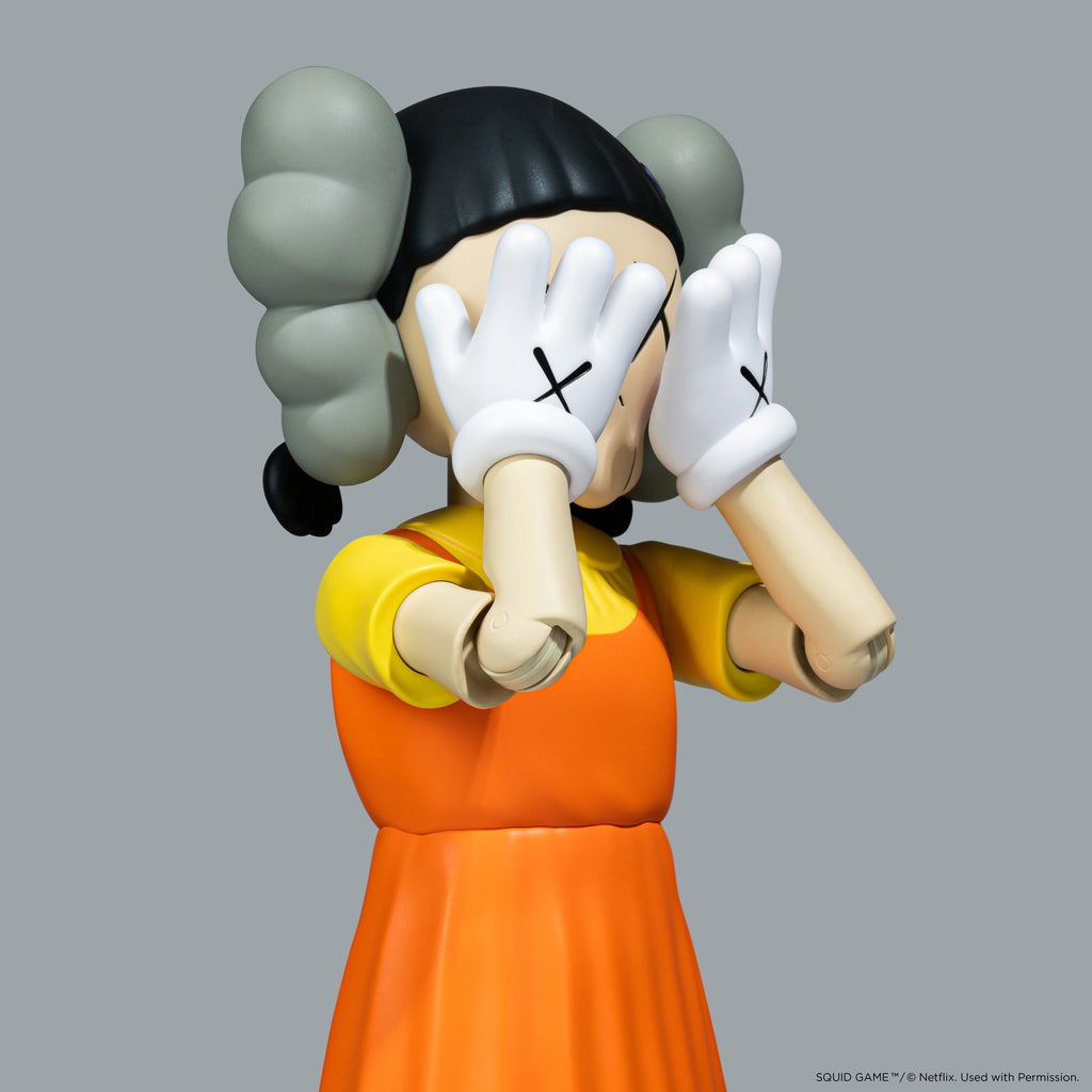 Detail of KAWS, YOUNG-HEE Figure (Coloured)