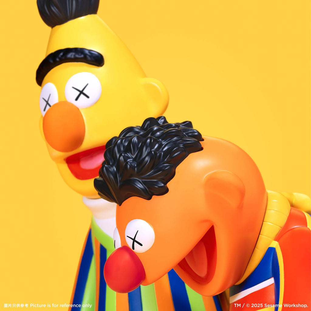 Detail of KAWS, Bert & Ernie