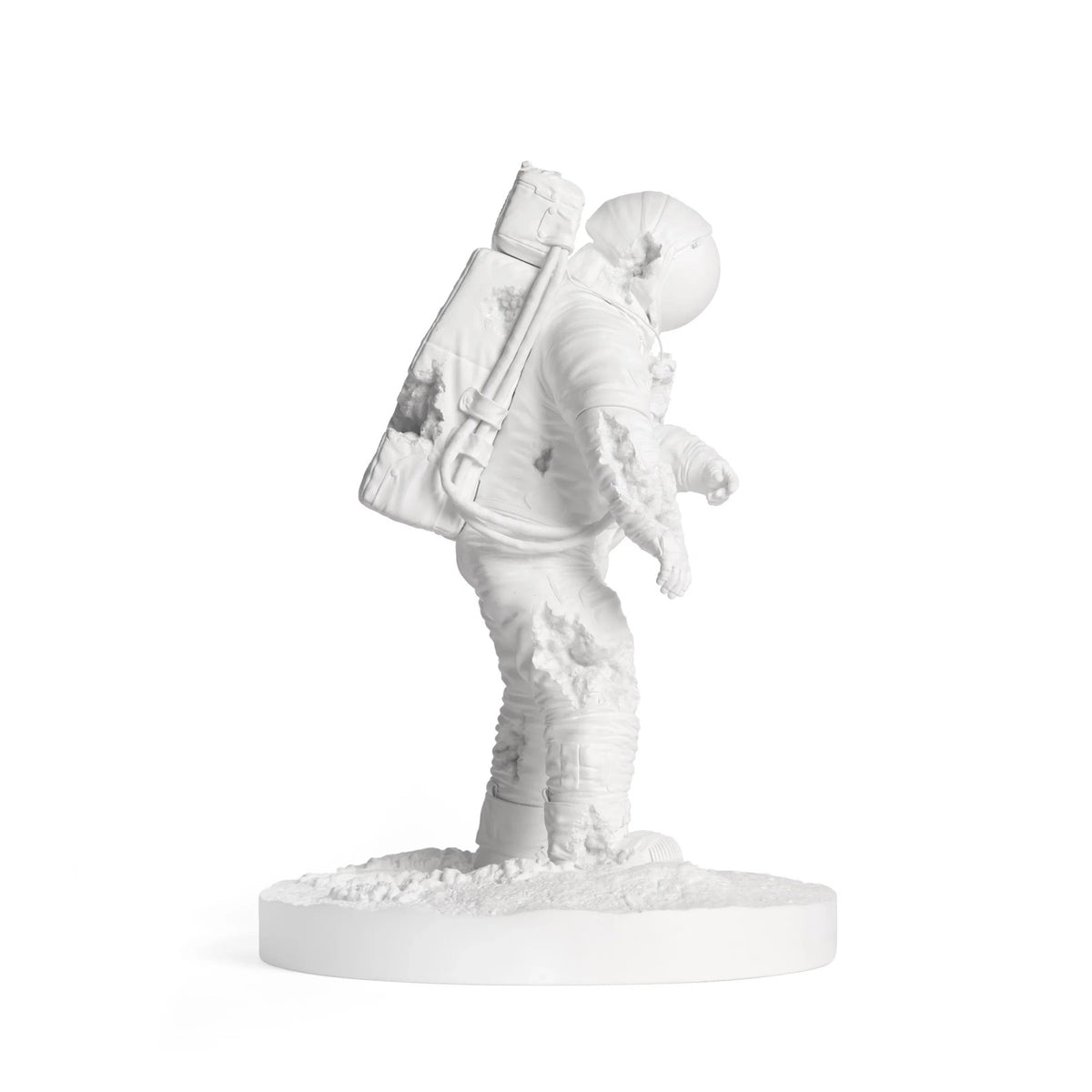 Detail of Daniel Arsham, Eroded Astronaut