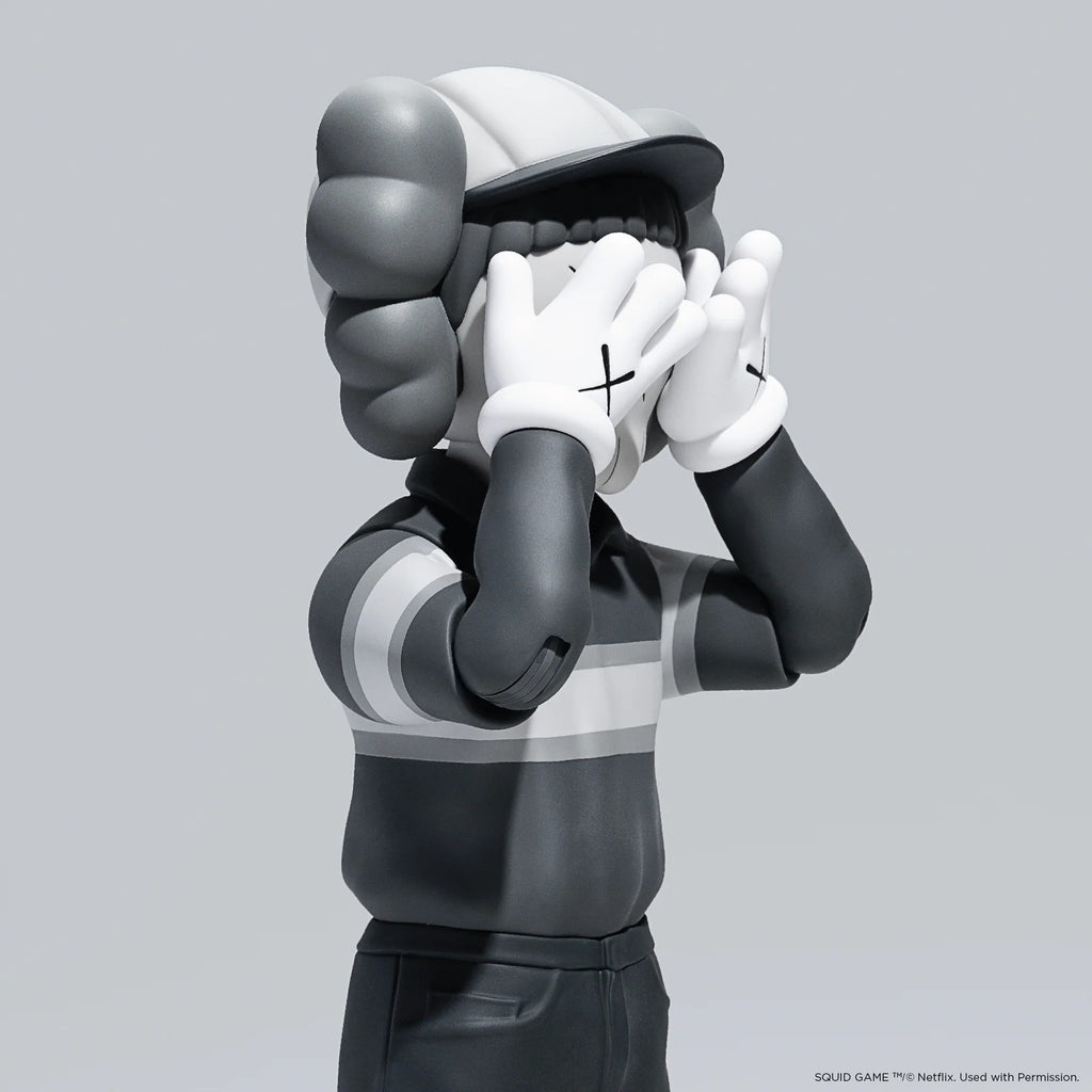 Detail of KAWS, Chul-Su Figure (Monotone)