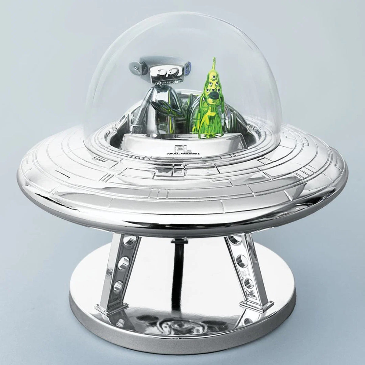 Detail of Futura, Untitled (Stainless Steel Sculptures Set)