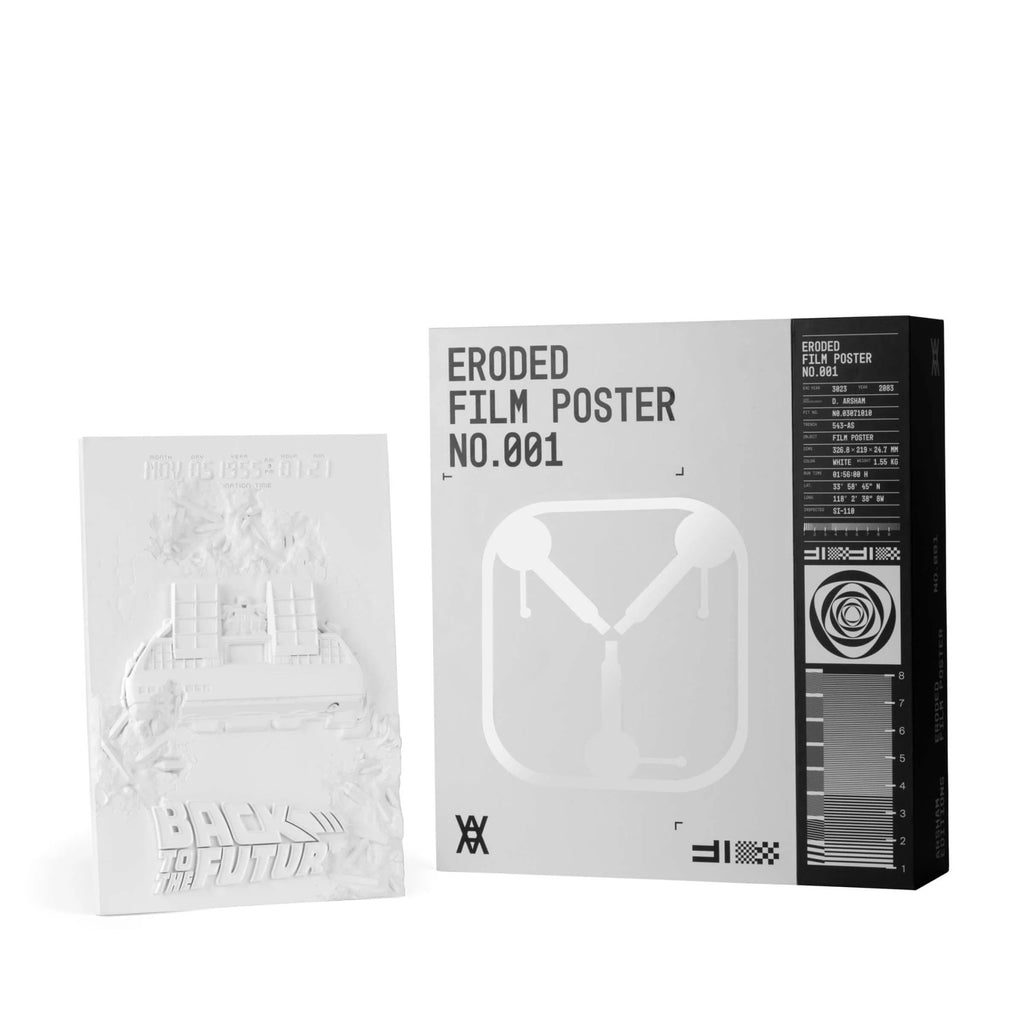 Detail of Daniel Arsham, Eroded Movie Poster