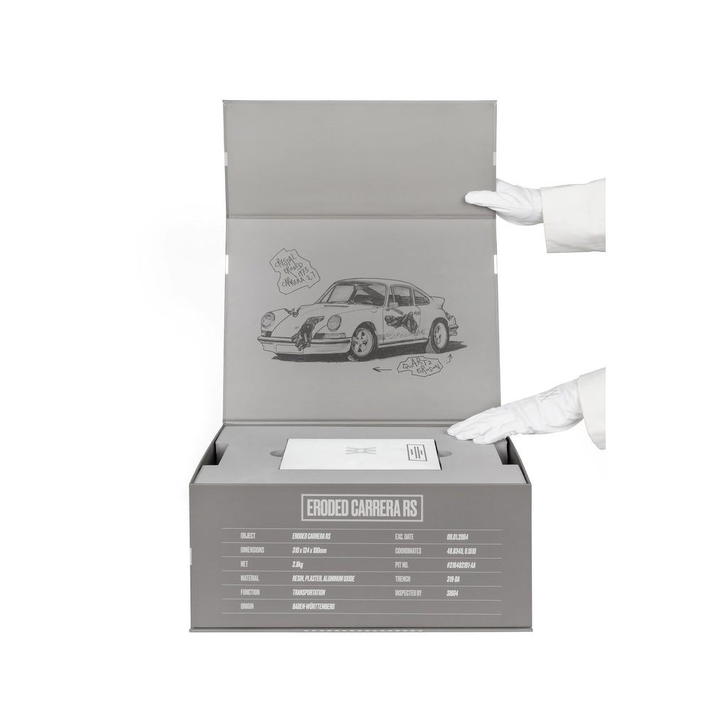 Detail of Daniel Arsham, Eroded Carrera RS