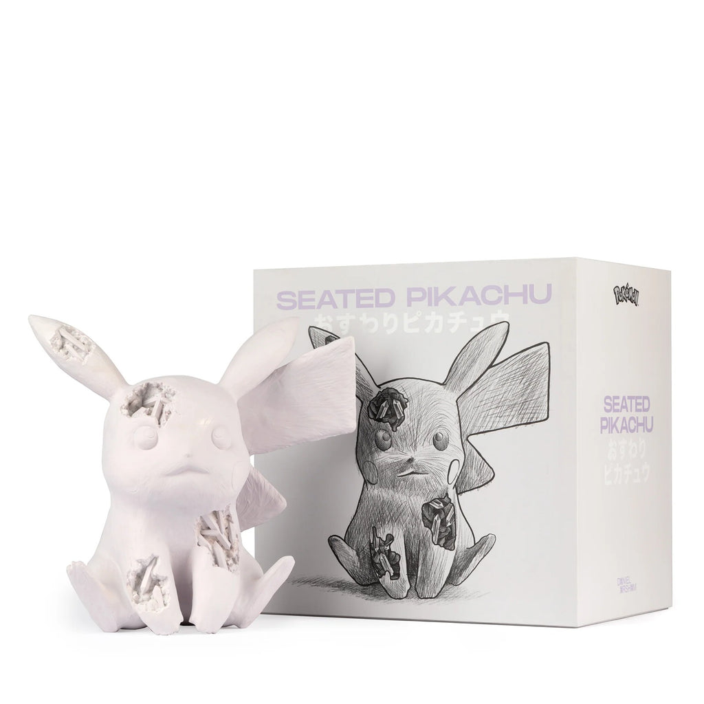 Detail of Daniel Arsham, Crystalized Seated Pikachu
