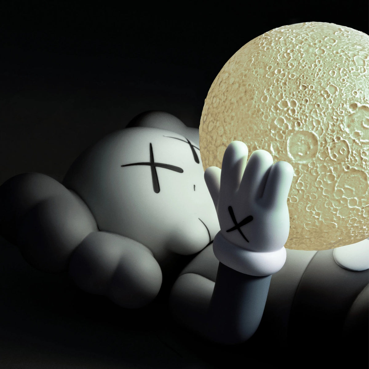 Detail of KAWS, KAWS:HOLIDAY SHANGHAI - Figure (Grey)
