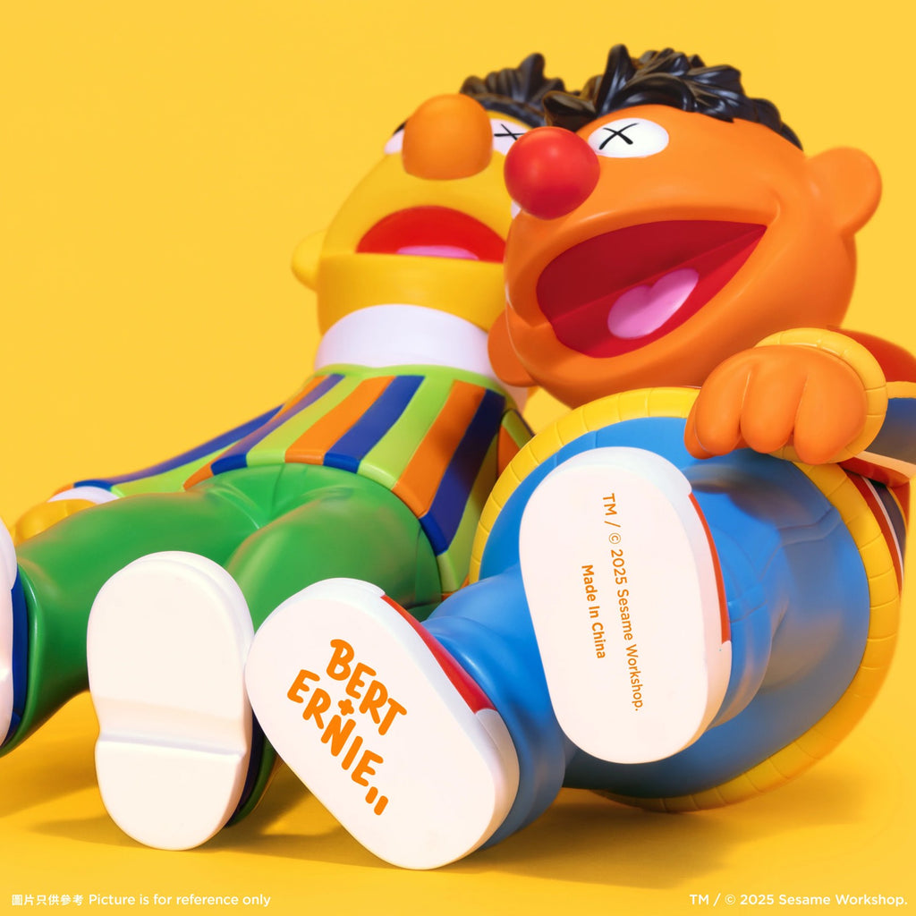 Detail of KAWS, Bert & Ernie