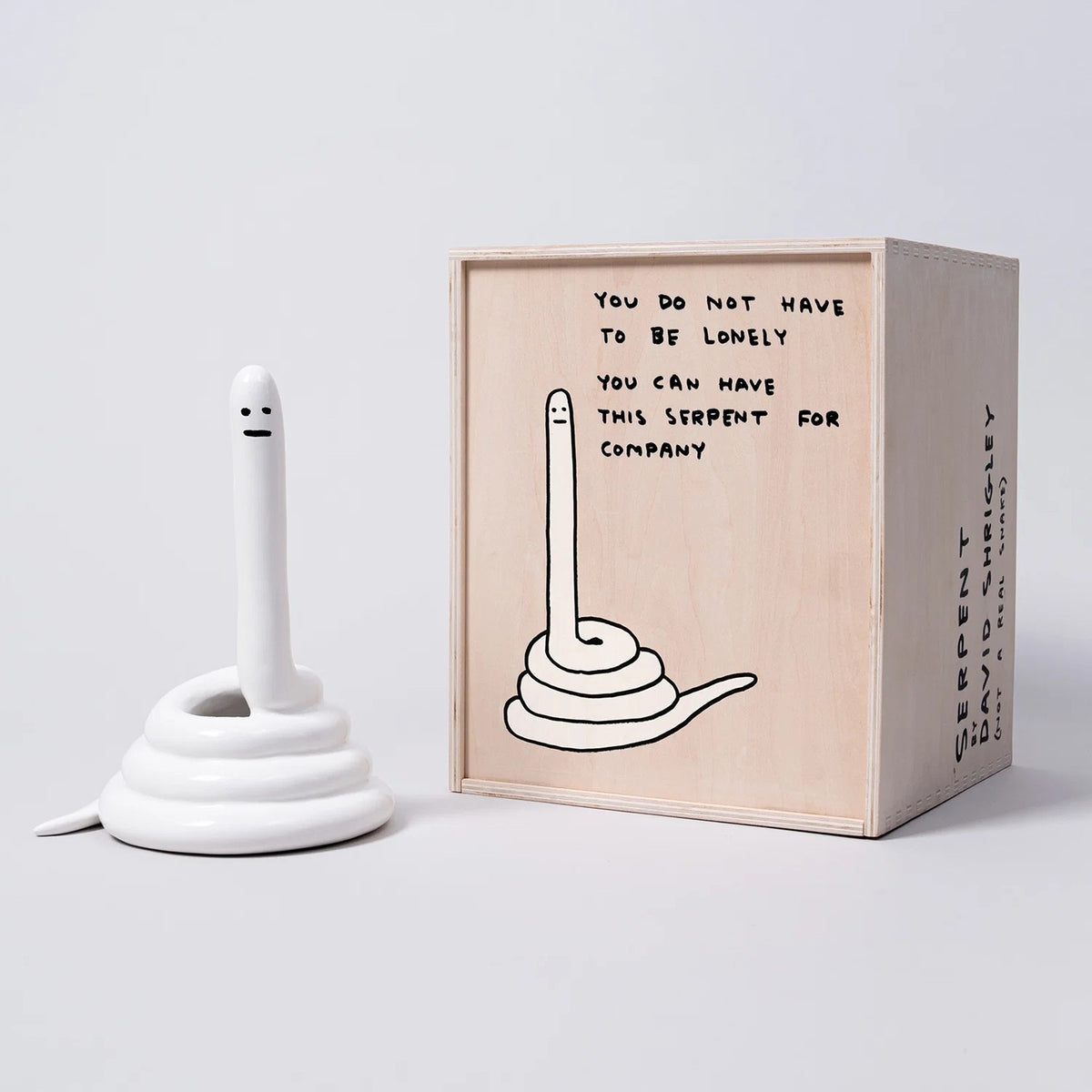 Detail of David Shrigley, SERPENT