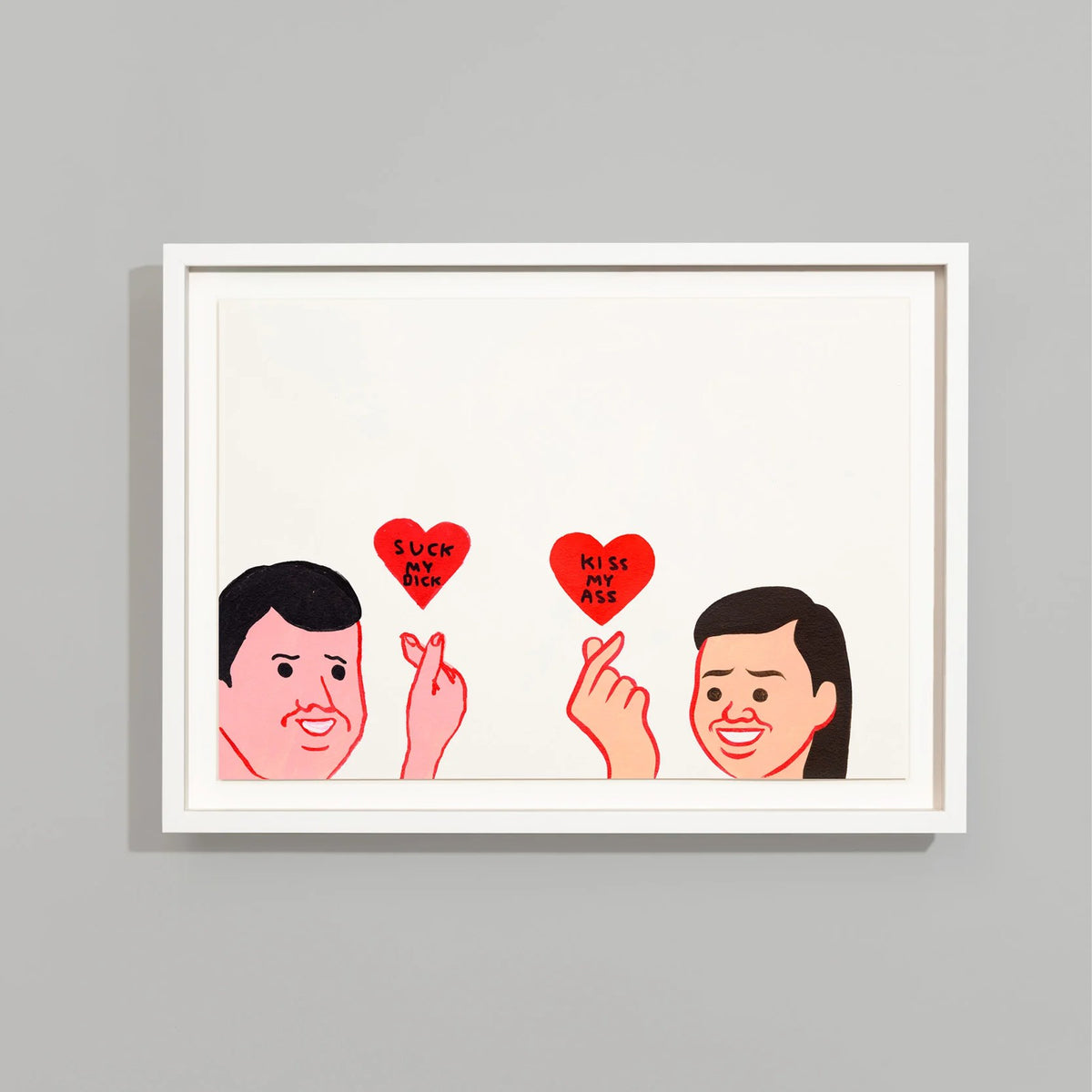 Detail of David Shrigley, Vote (Set of 8 Prints - Horizontal)