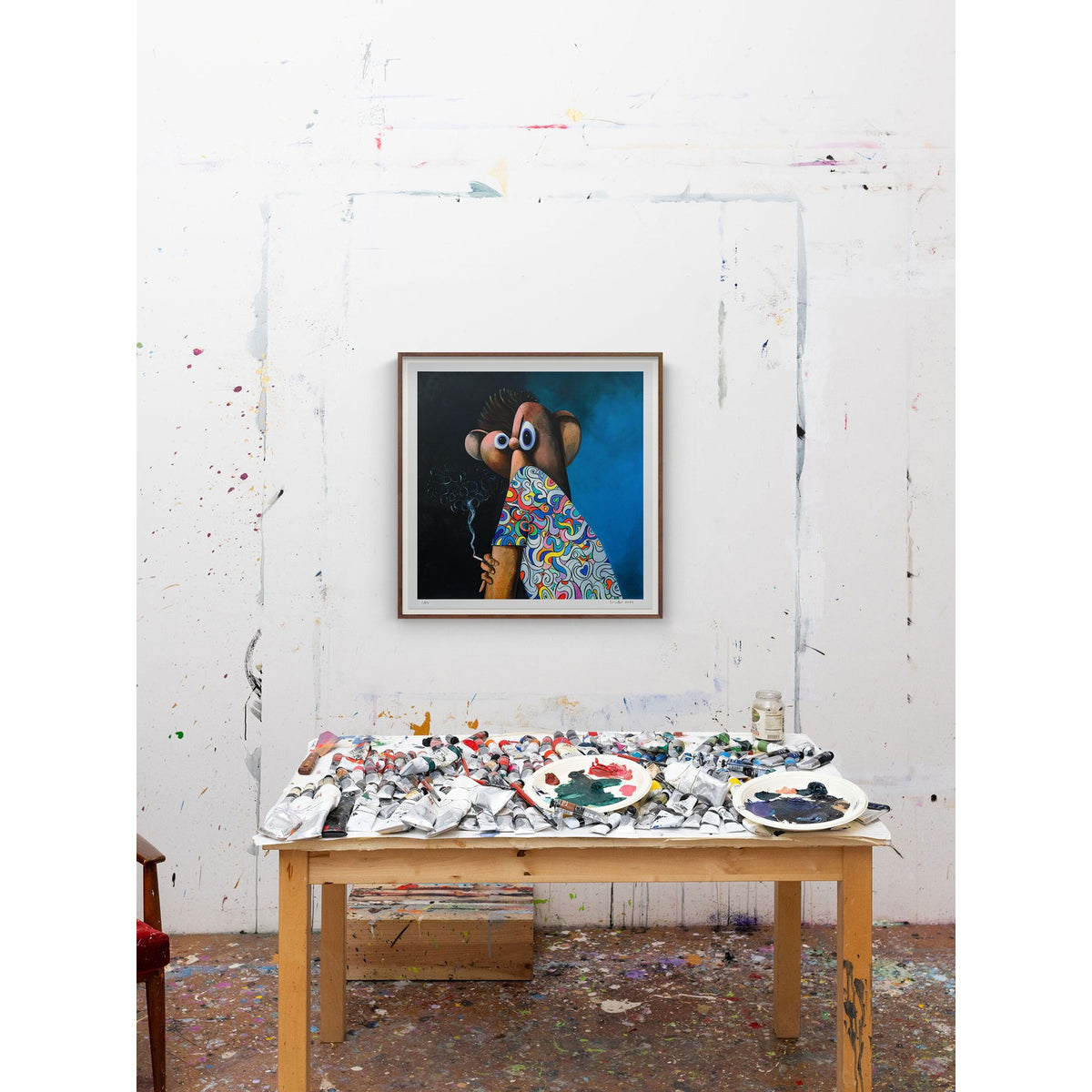Detail of George Condo, Lost in Time