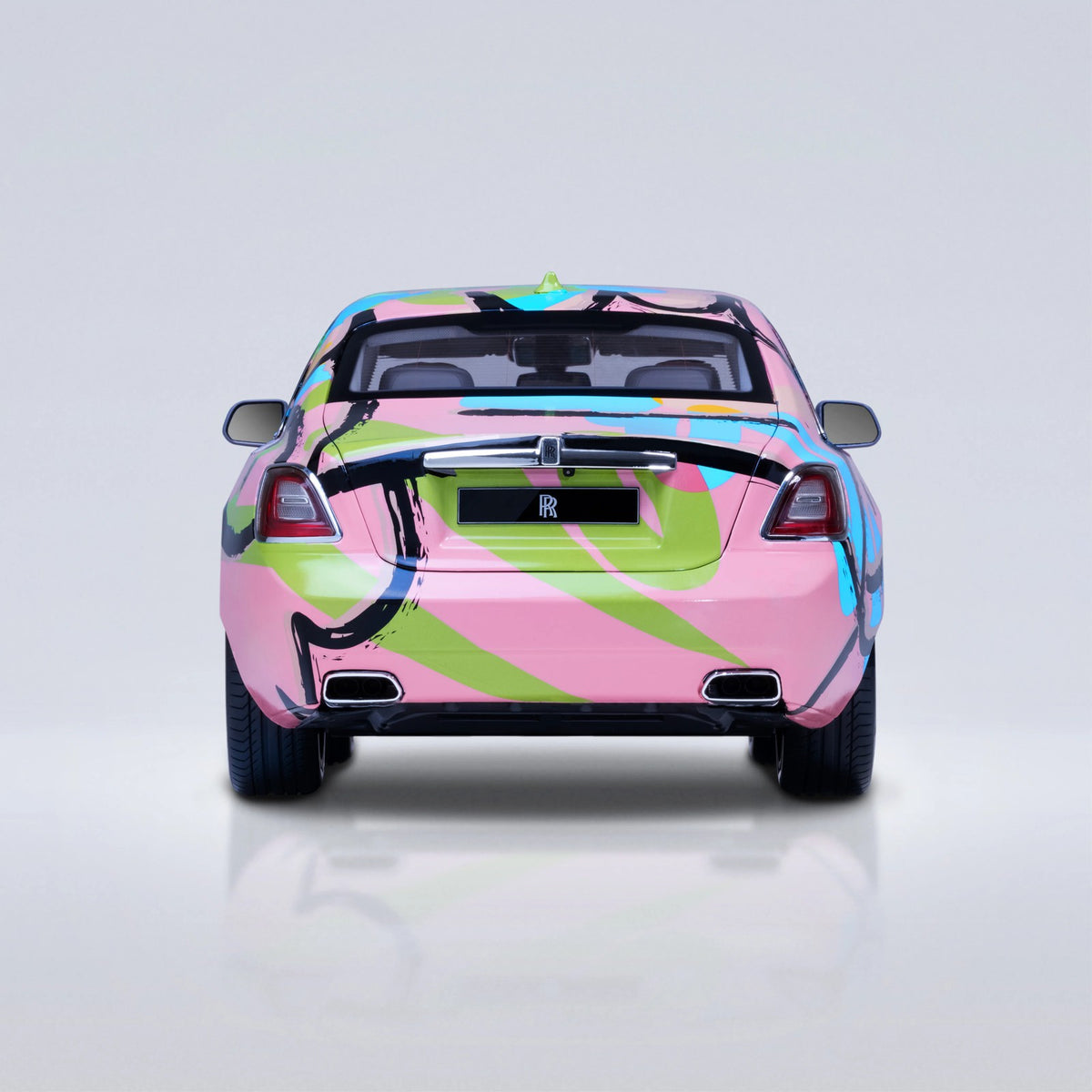 Detail of Javier Calleja, Untitled (Ghost Car)