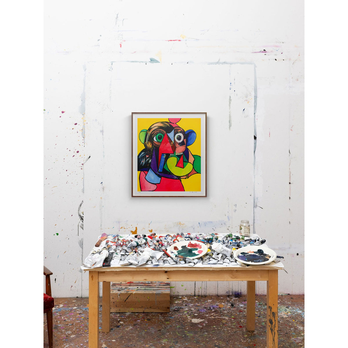 Detail of George Condo, Portrait and Head