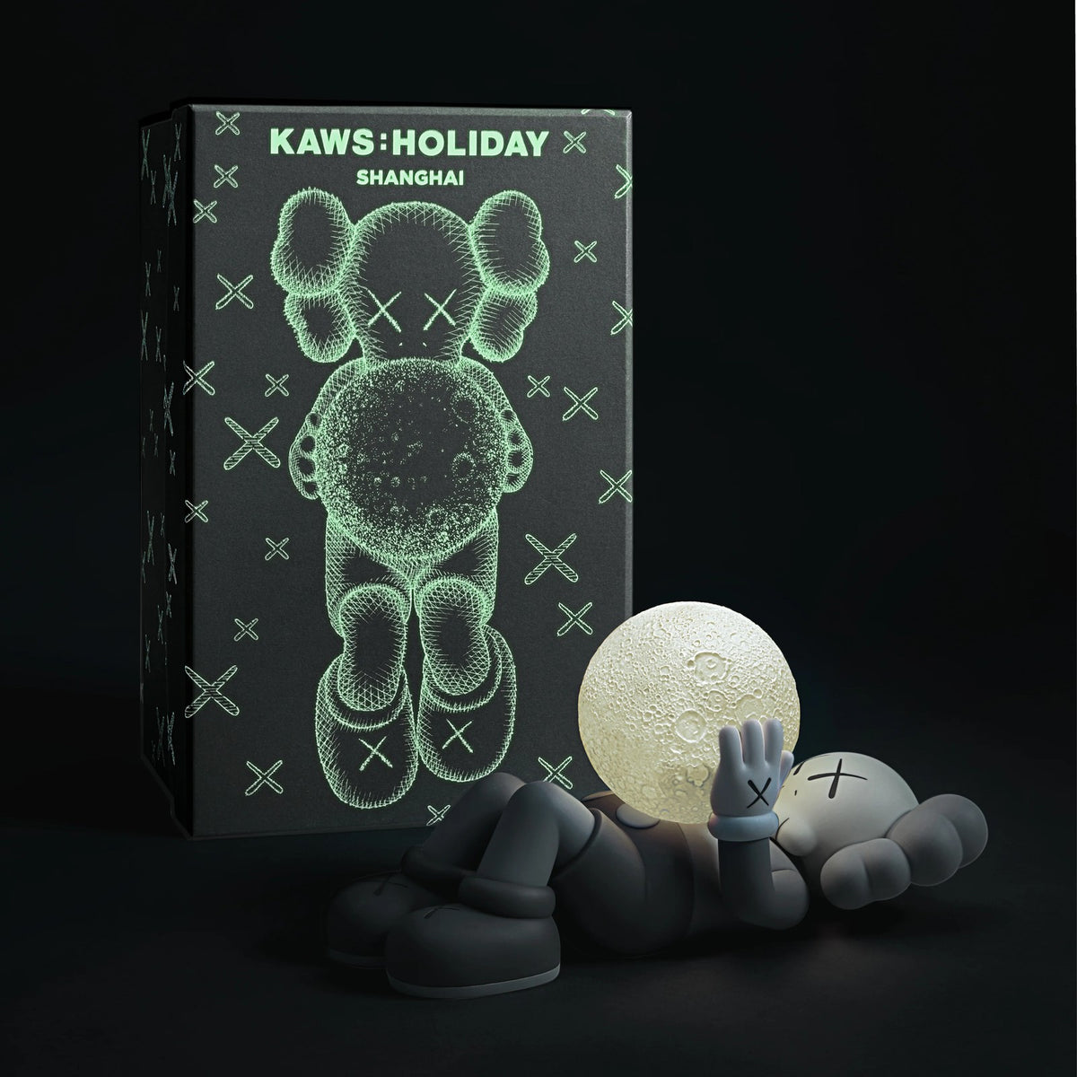 Detail of KAWS, KAWS:HOLIDAY SHANGHAI - Figure (Grey)