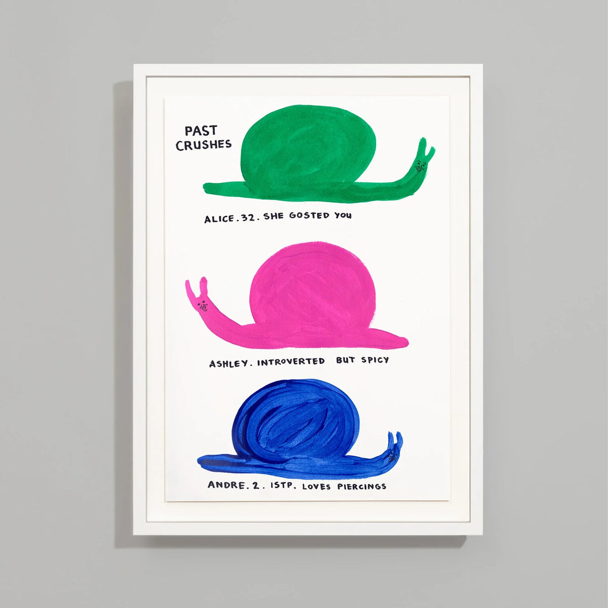 Detail of David Shrigley, Vote (Set of 8 Prints)