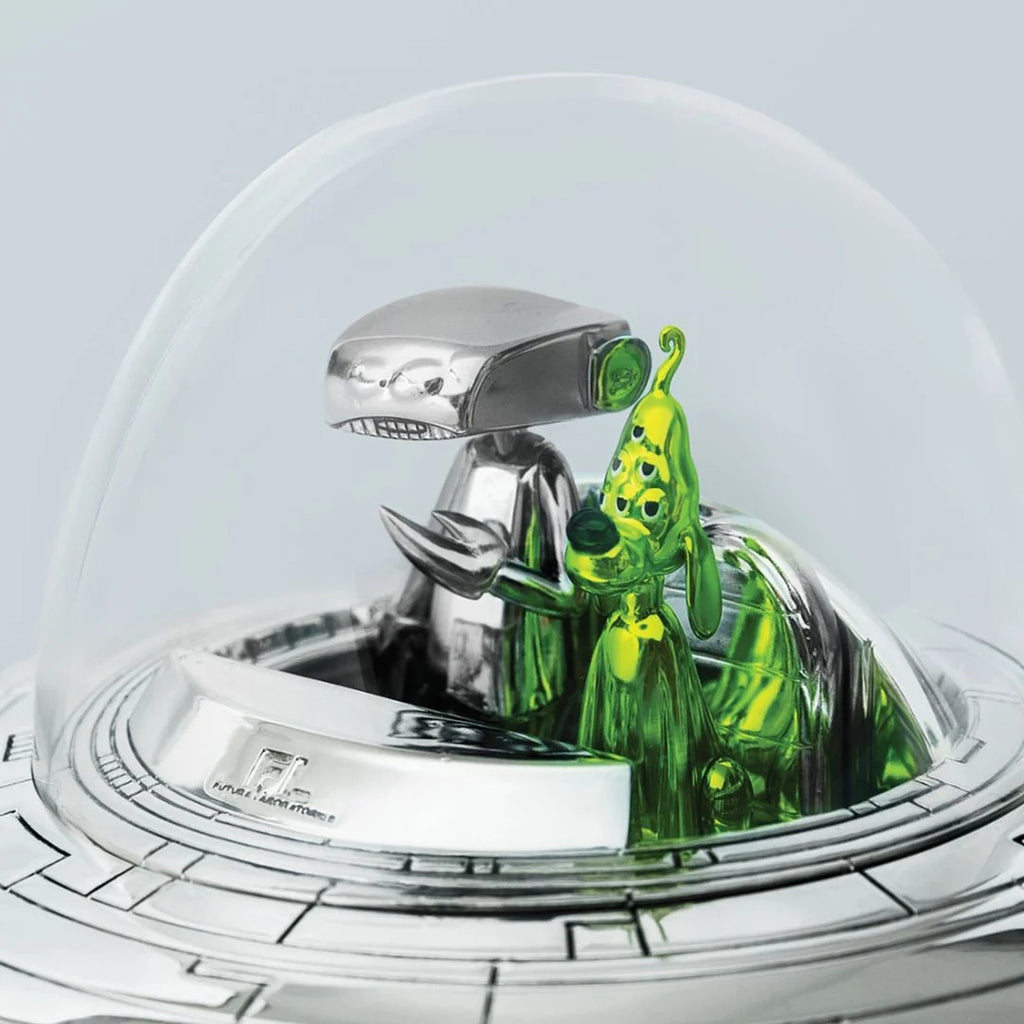 Detail of Futura, Untitled (Stainless Steel Sculptures Set)