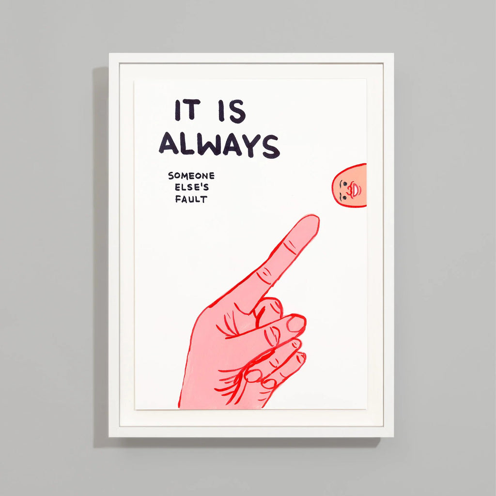 Detail of David Shrigley, Vote (Set of 8 Prints)