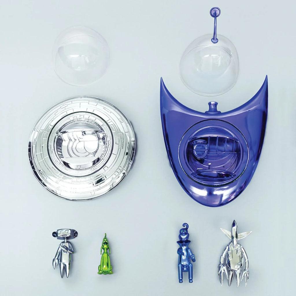 Detail of Futura, Untitled (Stainless Steel Sculptures Set)