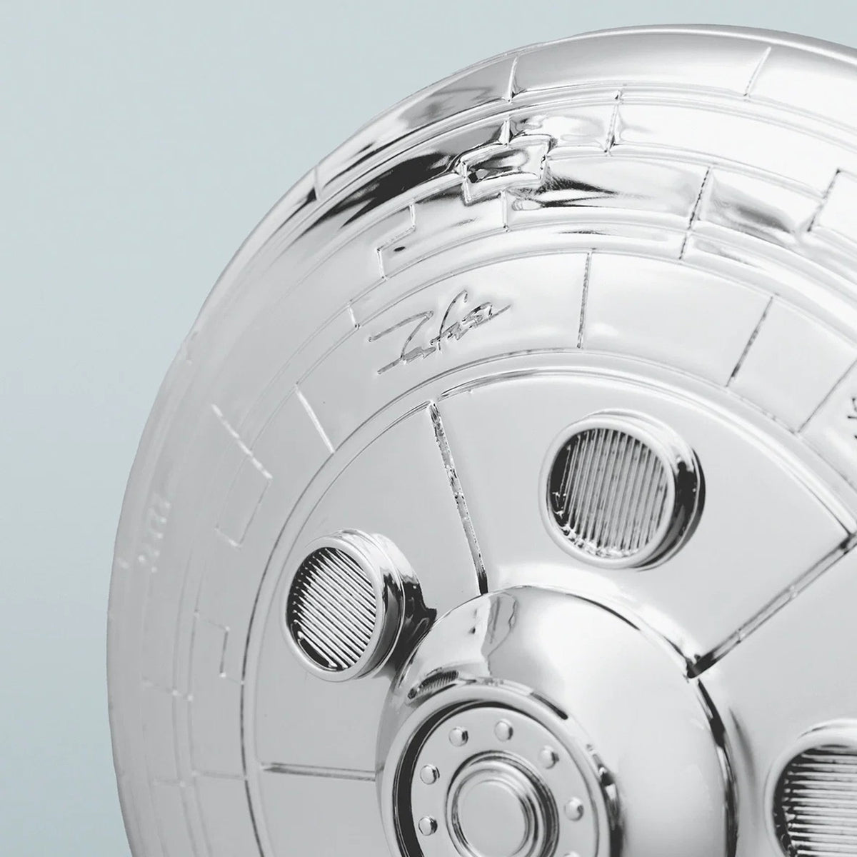 Detail of Futura, Untitled (Stainless Steel Sculptures Set)